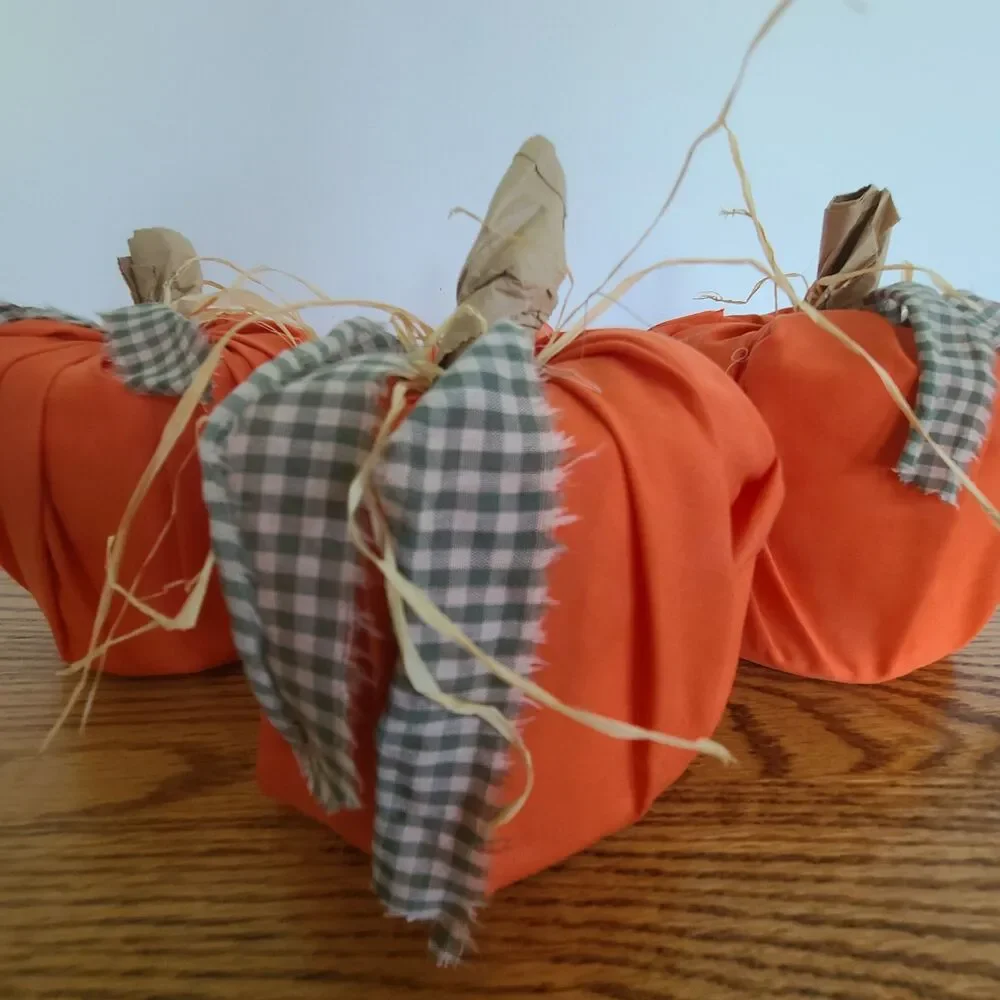 Fall Autumn Toilet Paper Roll Pumpkin Harvest Decoration Craft Set Of Three